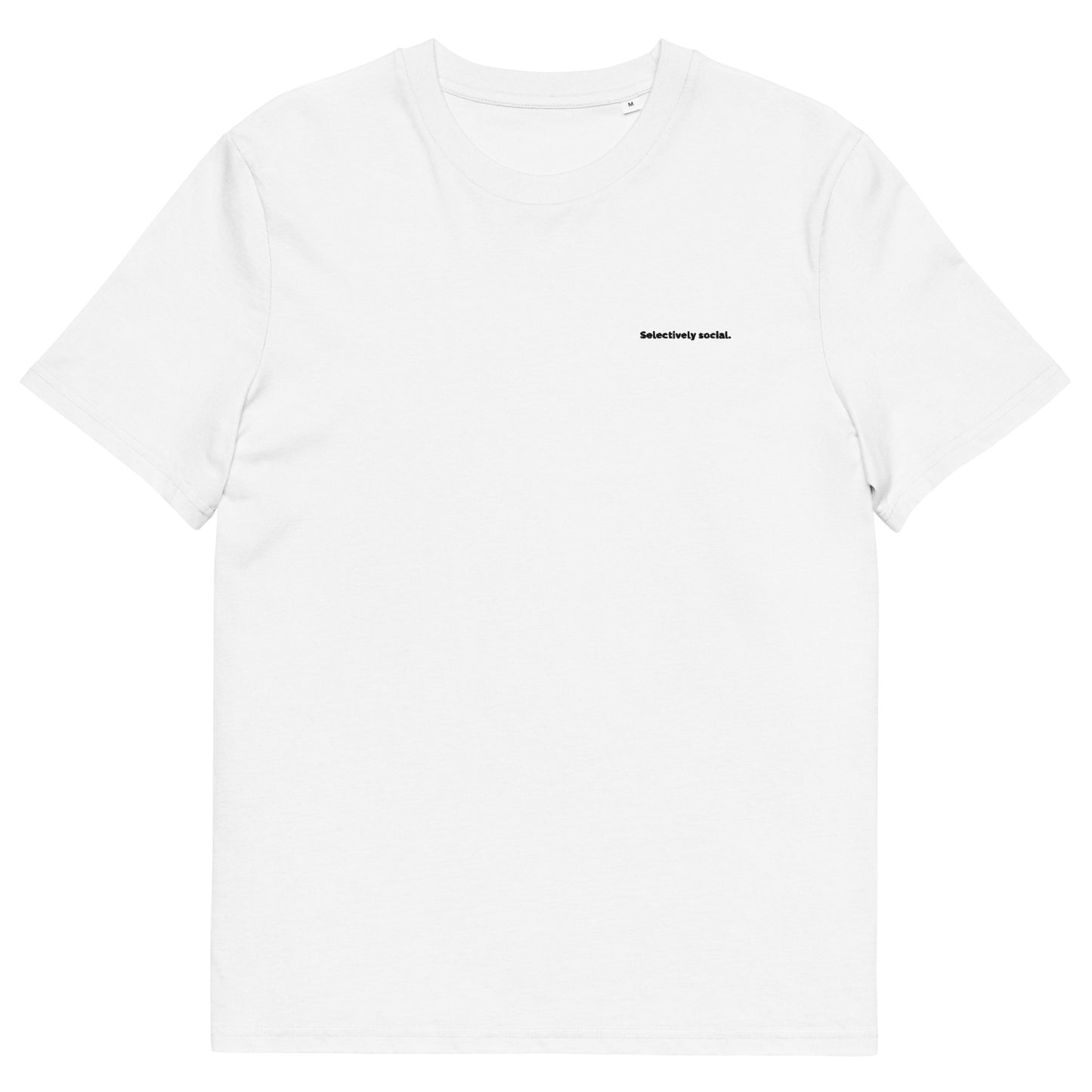 Selectively social - Unisex organic cotton t-shirt